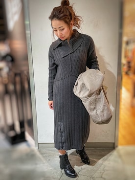 ayanaさん（レディース・158cm）の冬コーディネート