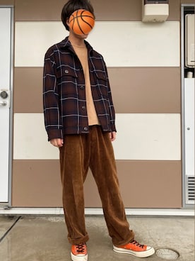 「ニコアンド」｜「アイテム（ミリタリージャケット）」を使った、qoute【相互】さん（メンズ・178cm）の春コーディネート