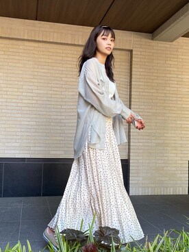 藤野結衣さん(レディース・167cm)の春コーディネート