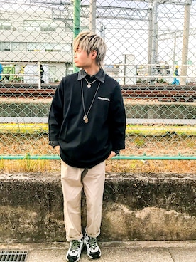 「AVIREX（アヴィレックス）のアイテム（アクセサリー）」を使った、hayatoさん（メンズ・168cm）の春コーディネート