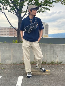 「AVIREX（アヴィレックス）のアイテム（キャップ）」を使った、hayatoさん（メンズ・170cm）の春コーディネート