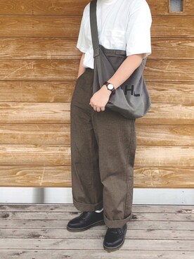 「チドリ柄」｜「アイテム（その他）」を使った、まる。さん（メンズ・169cm）の夏コーディネート