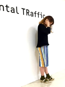「ソックス×サンダル」｜ORientalTRaffic  溝口店さん（レディース・155cm）の春コーディネート