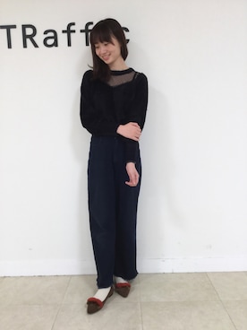 「ソックス×パンプス」｜ORientalTRaffic  溝口店さん（レディース・155cm）の冬コーディネート