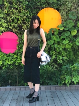 「ブーティ」｜ORientalTRaffic  溝口店さん（レディース・155cm）の夏コーディネート