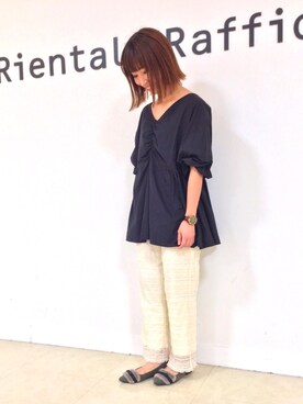 「Another Edition（アナザーエディション）のアイテム」を使った、ORientalTRaffic  溝口店さん（レディース・155cm）の秋コーディネート