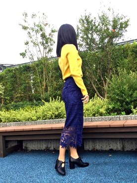 「オリエンタルトラフィック」｜「アイテム（ブーティ）」を使った、ORientalTRaffic  溝口店さん（レディース・155cm）の秋コーディネート