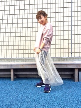 「UNIQLO（ユニクロ）のアイテム（スウェット）」を使った、ORientalTRaffic  溝口店さん（レディース・155cm）の秋コーディネート
