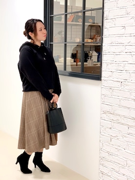 「8419」｜ORientalTRaffic  溝口店さん（レディース・155cm）の冬コーディネート