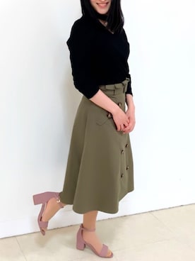 「CECIL McBEE（セシルマクビー）のアイテム」を使った、ORientalTRaffic  溝口店さん（レディース・155cm）の春コーディネート