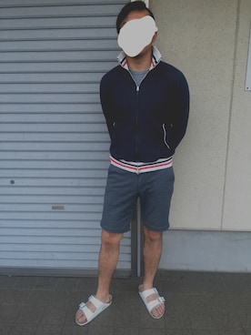 「ビリケンシュトック」｜ふっさんさん（メンズ・174cm）の春コーディネート