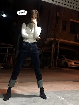 「GIORDANO」｜SEUNGJUNGさん（レディース・166cm）の秋コーディネート