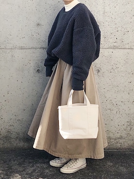 「アイテム（その他トップス）」を使った、ryo___kaさん（レディース・167cm）の冬コーディネート