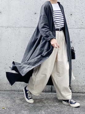 「SAINT JAMES（セントジェームス）のアイテム」を使った、ryo___kaさん（レディース・167cm）の秋コーディネート