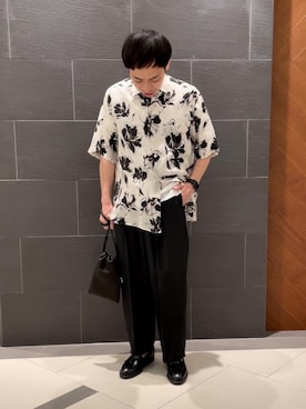 「biscuithead（ビスケットヘッド）のアイテム」を使った、野田 昌宏さん（メンズ・163cm）の春コーディネート