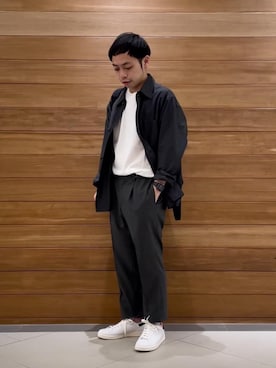 「UNITED ARROWS（ユナイテッドアローズ）のアイテム（その他アウター）」を使った、野田 昌宏さん（メンズ・163cm）の春コーディネート