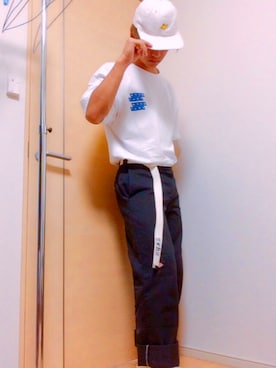 「KROOKED（クルックト）のアイテム」を使った、nanookさん（メンズ・169cm）の夏コーディネート