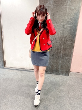 「制服」｜「アイテム（その他）」を使った、shizuka.さん（レディース・168cm）の秋コーディネート