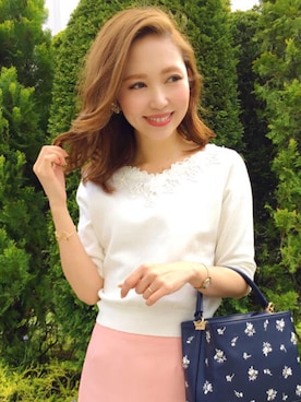 「BE RADIANCE（ビーラディエンス）のアイテム」を使った、BE RADIANCE_OFFICIALさん（レディース・158cm）の春コーディネート