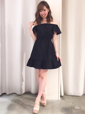 「BE RADIANCE（ビーラディエンス）のアイテム」を使った、BE RADIANCE_OFFICIALさん（レディース・158cm）の夏コーディネート