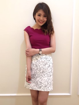 「BE RADIANCE（ビーラディエンス）のアイテム」を使った、BE RADIANCE_OFFICIALさん（レディース・164cm）の夏コーディネート