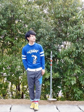 いずっちさん（メンズ・165cm）の冬コーディネート