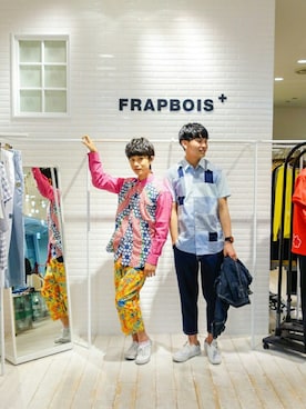 「diddlediddle（ディドルディドル）のアイテム（パンツ）」を使った、いずっちさん（メンズ・165cm）の春コーディネート