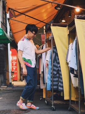 いずっちさん（メンズ・165cm）の夏コーディネート