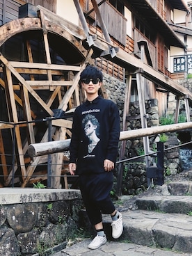 「diddlediddle（ディドルディドル）のアイテム」を使った、いずっちさん（メンズ・165cm）の春コーディネート