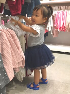 emamonさん（キッズ・80cm）の夏コーディネート