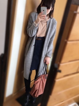 「お買い物」｜「アイテム（アナログ腕時計）」を使った、rinaさん（レディース・156cm）の冬コーディネート