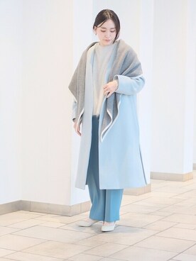 「シップス フォー ウィメン(SHIPS for women)」｜「アイテム（財布/小物）」を使った、増田さん（レディース・157cm）の秋コーディネート
