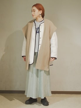 増田さん（レディース・157cm）の冬コーディネート