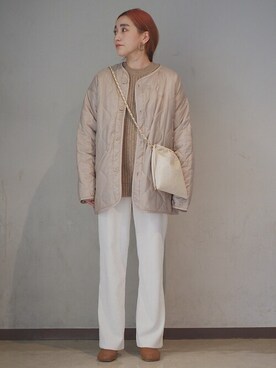 増田さん（レディース・157cm）の冬コーディネート