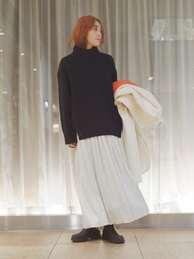 増田さん（レディース・157cm）の冬コーディネート