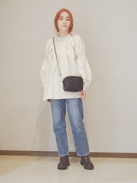 増田さん(レディース・157cm)の冬コーディネート