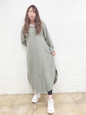 「N.（N. Natural Beauty Basic）（エヌエヌナチュラルビューティーベーシック）のアイテム（ワンピース）」を使った、Kiekoさん（レディース・154cm）の春コーディネート