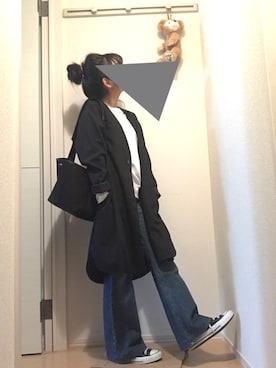 「BASISBROEK（バシスブルック）のアイテム（ジャケット/アウター）」を使った、chamiさん（レディース・150cm）の秋コーディネート