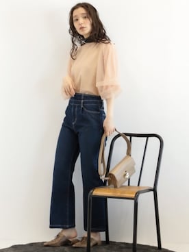 「ピンクベージュ」｜「アイテム（財布/小物）」を使った、mystywoman_officialさん（レディース・164cm）の春コーディネート