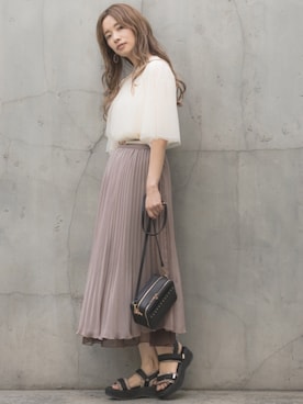 「ピンクベージュ」｜mystywoman_officialさん（レディース・164cm）の春コーディネート