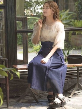 mystywoman_officialさん（レディース・166cm）の夏コーディネート