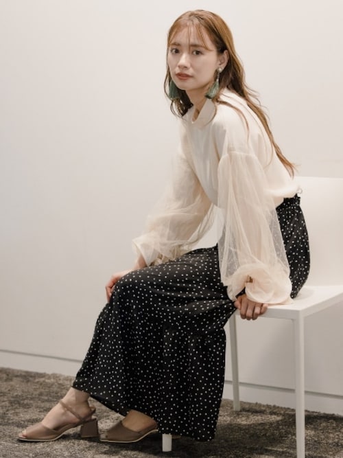 Mystywoman Official ミスティウーマン事業部 Mysty Womanのシャツ ブラウスを使ったコーディネート Wear