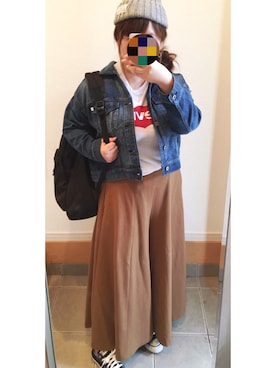 ままりん 二児のママさん（レディース・158cm）の冬コーディネート