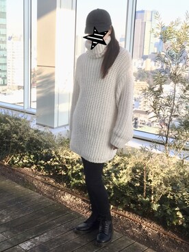 「#タートルネックニット」｜sacoさん（メンズ・178cm）の冬コーディネート