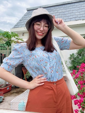 「Sweet（スウィート）のアイテム」を使った、美田さん（レディース・168cm）の春コーディネート