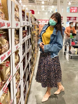 「costco」｜美田さん（レディース・168cm）の春コーディネート