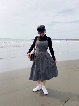 美田さん（レディース・168cm）の秋コーディネート