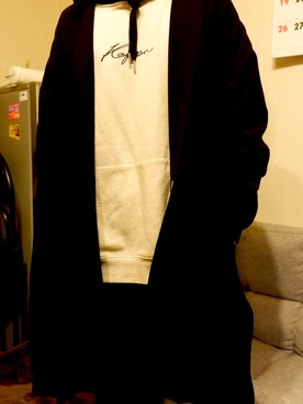 「Lui's（ルイス）のアイテム（トレンチコート）」を使った、ひろさん（メンズ・163cm）の冬コーディネート