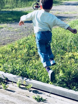 zozoいちさん（キッズ・120cm）の春コーディネート