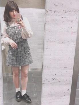 「hotping」｜「アイテム（ワンピース/ドレス）」を使った、坂本 未夢さん（レディース・163cm）の冬コーディネート
